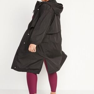 Old Navy Active Black Water-Resistant Jacket
